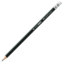 Bleistift Faber-Castell 111200 1111 HB, mit Gummitip
