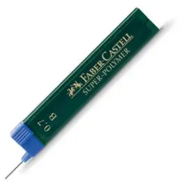 Feinmine Faber-Castell 120701 Stärke: 0,7 mm, Härte: B, Dose 12 Stk