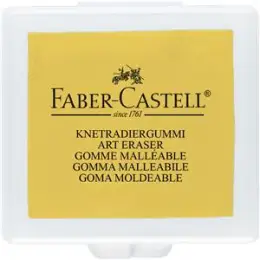 Knetradierer Faber-Castell 127321 Art Eraser farbig sortiert, gelb/rot/blau, Pack 18 Stk