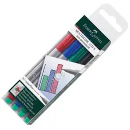 Folienschreiber Faber-Castell 152404 Multimark non-permanent S 4er-Etui