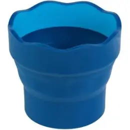 Wasserbecher Faber-Castell 181510 Clic & Go blau, Pack 6 Stk