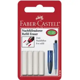 Radierstift-Nachfüllradierer Faber-Castell 183996 Ersatzeinsatz für Eraser Pen, Pack 5 Stk