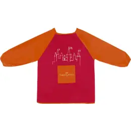 Kinder-Malschürze Faber-Castell 201204 rot/orange