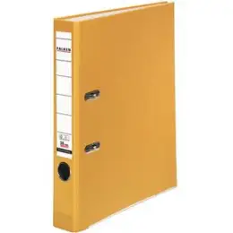 Ordner Falken 09984139 S50 PP-Color A4, 50mm, Pappe/PP-Folie, Wechselfenster, gelb