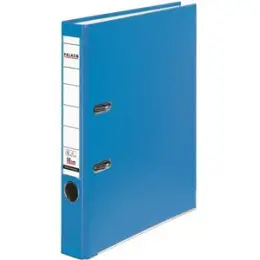 Ordner Falken 11286762 S50 PP-Color A4, 50mm, Pappe/PP-Folie, Wechselfenster, hellblau