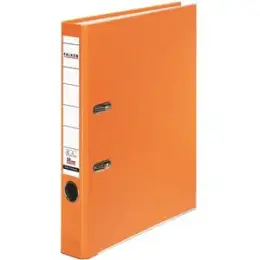 Ordner Falken 11286796 S50 PP-Color A4, 50mm, Pappe/PP-Folie, Wechselfenster, orange