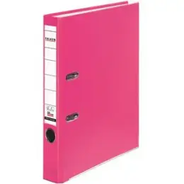 Ordner Falken 11286820 S50 PP-Color A4, 50mm, Pappe/PP-Folie, Wechselfenster, pink