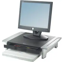 Monitorständer Fellowes 8031101 Office Suites schwarz/silber bis 36kg, höhenverstellbar bis 5cm