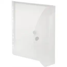 Sammelhülle FolderSys 40109-04 A4 transparent Heftrand Dehnfalte 20mm, Pack 10 Stk