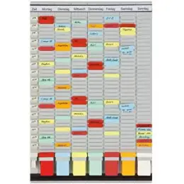 T-Kartentafel Franken PV-SET3 48x78cm 7 Module mit 35 Schlitzen + Index