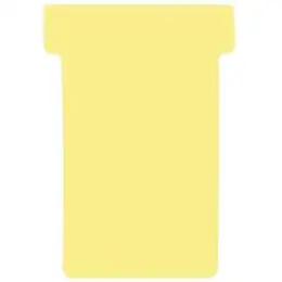 T-Karten Franken TK204 gelb 84x48mm Größe 2, Pack 100 Stk