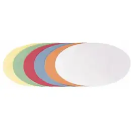 Moderationskarten Franken UMZS111999 UMZS 1119 99 Oval 110x190mm selbstklebend, farbig sortiert, Pack 300 Stk