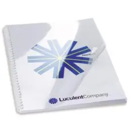 Einbanddeckel GBC 4400025 A5 HiClear 240my PVC kristallklar, Pack 100 Stk