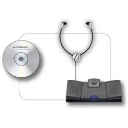 Transkriptions-Set Grundig KDC5671-12 Digta Transcription Starter Kit USB USB mit DigtaSoft One