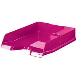 Briefablage HAN 10275-96 Viva A4 New Colours pink mit Clip, hochglänzend, Pack 5 Stk