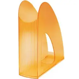 Stehsammler HAN 1611-61 Twin orange-transluzent A4 Kunststoff, Pack 10 Stk