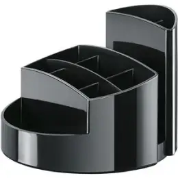 Köcher HAN 17460-13 Rondo schwarz Kunststoff rund mit 9 Fächern