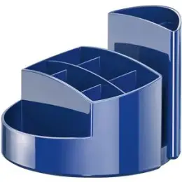 Köcher HAN 17460-14 Rondo blau Kunststoff rund mit 9 Fächern
