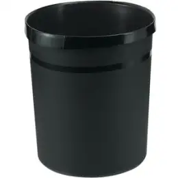 Papierkorb HAN 18198-13 Grip Karma 18 Liter öko-schwarz mit 2 Griffmulden