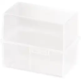 Karteibox HAN 976-63 A6-quer für 400 Karten transluzent klar