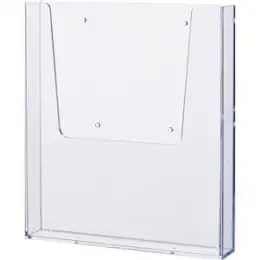 Wand-Prospekthalter Helit H2350202 für 1x A4 hoch mit Löchern zur Wandanbringung