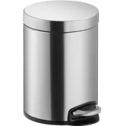 Treteimer Helit H2403400 Design Classic 5 Liter Edelstahl Anti-Fingerprint-Beschichtung