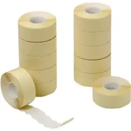 Preis-Etiketten Herlitz 300003761 01605328 2-zeilig 26 x 16 mm, Pack 12 Rollen je 1.200 Stk