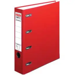 Doppelordner Herlitz 10842268 maX.file protect A4 (2 x A5-quer), 70mm, Pappe/PP-Folie, Wechselfenster, rot