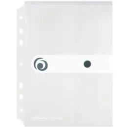 Dokumententasche Herlitz 300000736 11293818 easy orga A5 PP transparent-farblos abheftbar mit Druckknopfverschluss, Pack 6 Stk