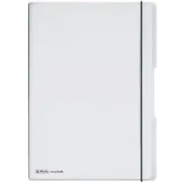 Notizheft Herlitz 300003349 11361425 my.book flex A4 2 x 40 Blatt liniert+kariert PP farblos