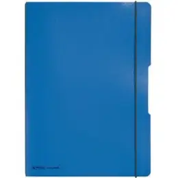 Notizheft Herlitz 300003351 11361441 my.book flex A4 2 x 40 Blatt liniert+kariert PP blau, Pack 3 Stk