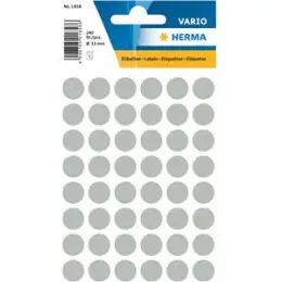 Markierungspunkte Herma 1858 Vario Ø 12mm grau, Pack 10 x 240 Stk/5 Blatt