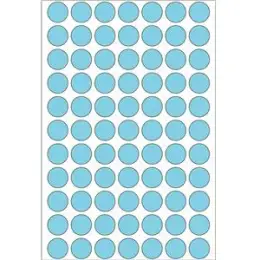Markierungspunkte Herma 2233 Ø 13mm blau, Pack 2464 Stk/32 Blatt