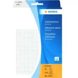 Markierungspunkte Herma 2240 Ø 16mm weiß, Pack 1728 Stk