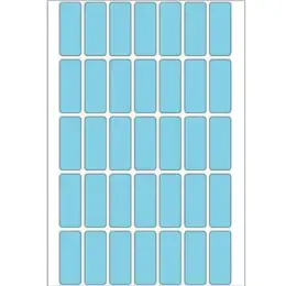 Haftetiketten Herma 2353 30 x 12 mm blau, Handbeschriftung, Pack 1120 Stk