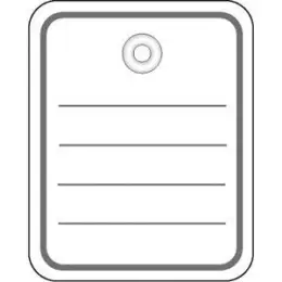 Stückwarenanhänger Herma 6820 40x50mm mit Öse, Pack 1000 Stk