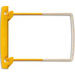 Abheftbügel Jalema 5710000 Clip gelb/weiß, Pack 100 Stk