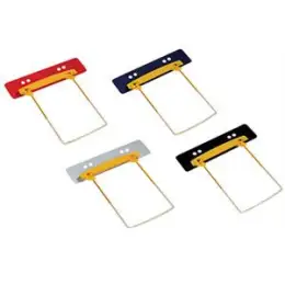 Abheftbügel Jalema 5712600 Clip Plus 50mm Füllvermögen, gelb/weiß, Pack 10 Stk