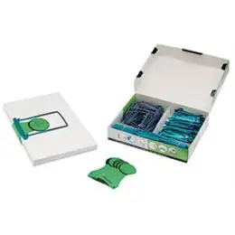 Abheftbügel Archivset Jalema 5721000 Clipex grün, Pack 100 Stk