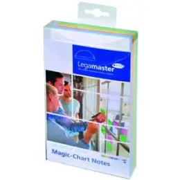 Flipchartnotizen Legamaster 7-159499 Magic-Chart Notes sortiert 10x20cm reißfest, Pack 500 Stk