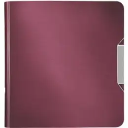 Ordner Leitz 1108-00-28 11080028 Active Style A4, 80mm, gewölbt, Polyfoam, gebürstet, granatrot