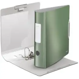 Ordner Leitz 1108-00-53 11080053 Active Style A4, 80mm, gewölbt, Polyfoam, gebürstet, seladongrün