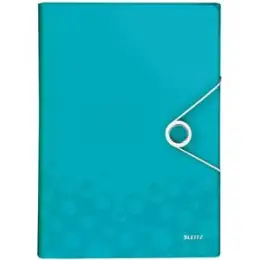 Projektmappe Leitz 4589-00-51 45890051 Wow eisblau A4 PP für 250 Blatt