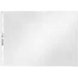 Prospekthüllen Leitz 4724-00-03 47240003 A4-quer 130my PP genarbt, Pack 50 Stk