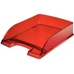 Briefablage Leitz 5226-00-28 52260028 Transparent Plus A4 Plus dunkelrot-transparent