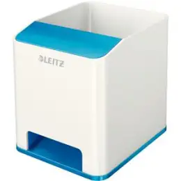 Sound-Stifteköcher Leitz 5363-10-36 53631036 Wow Duo Colour blau-metallic