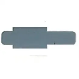 Stecksignale Leitz 6030-00-85 60300085 Orgacolor grau, Pack 50 Stk