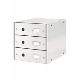 Schubladenset Leitz 6048-00-01 60480001 Click & Store weiß 3 Schubladen