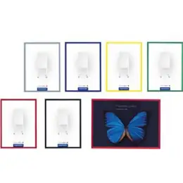 Magnetrahmen Magnetoplan 1130403 magnetofix blau A3, Pack 5 Stk