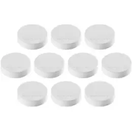 Magnet-Kreis Magnetoplan 1664000 Ergo Ø 30mm medium weiß, Pack 10 Stk